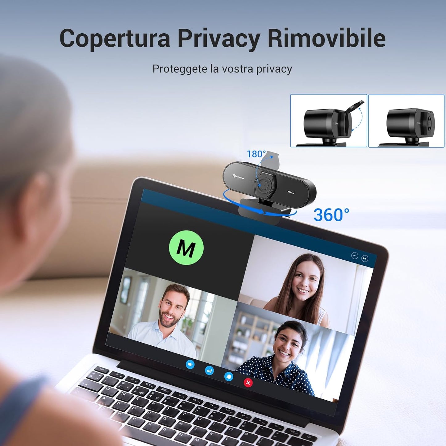 NewEye 62 4K Webcam for PC