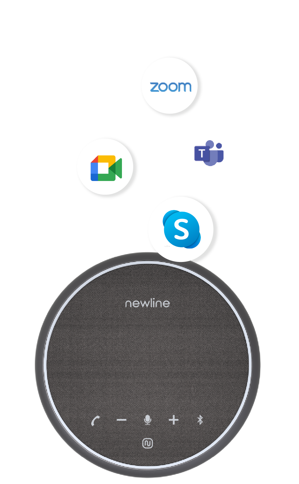 N newline Conference Speaker and Microphone