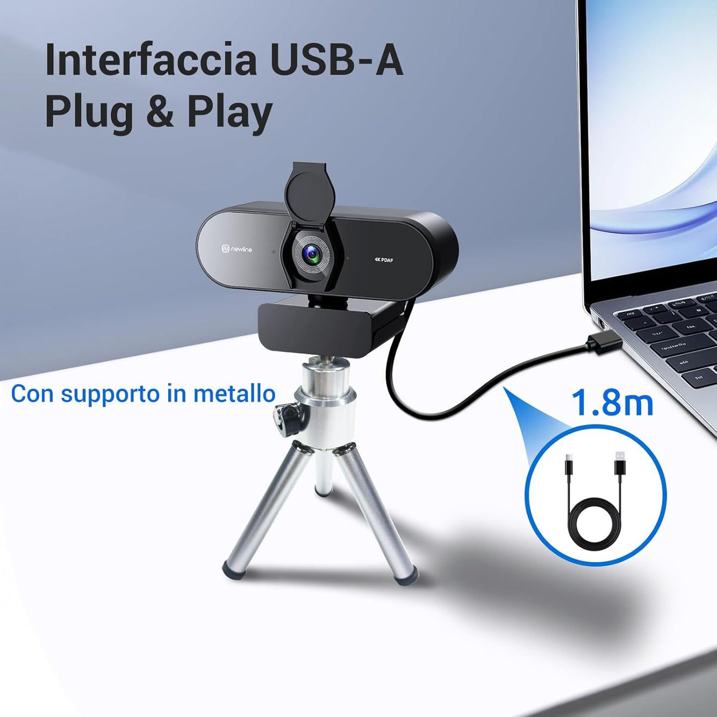 NewEye 62 4K Webcam for PC